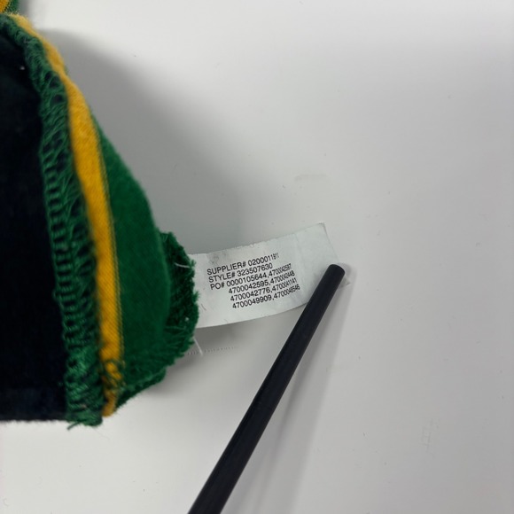 Polo Ralph Lauren Long Sleeve Cotton Hooded Rugby Shirt Green Striped Small - Picture 6 of 6